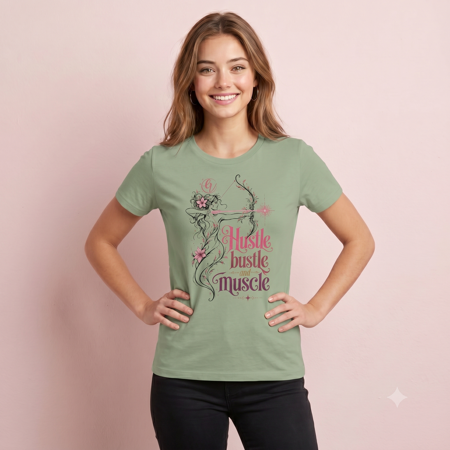 Hustle, bustle and muscle T-Shirt