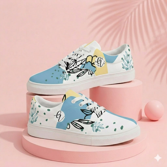 The Rach Place Lace-up Canvas Shoes
