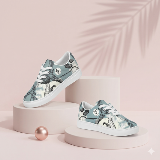 Lama Vintage Lace-up Canvas Shoes