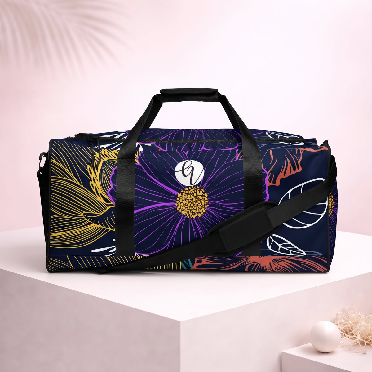 Midnight Bloom Duffle bag