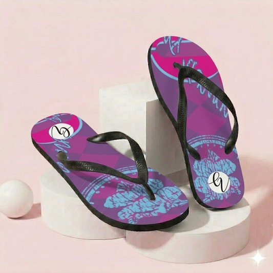 Purple Kisses Flip-Flops