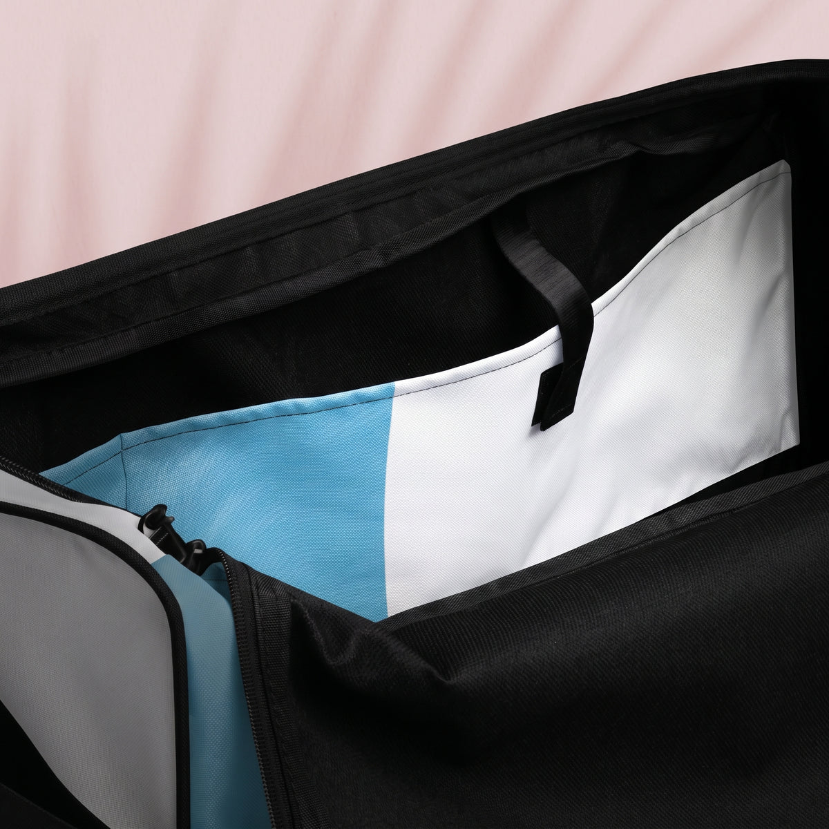 Neon Blue Colored Duffle bag