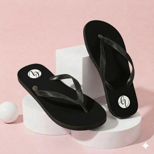 Black colored Flip-Flops