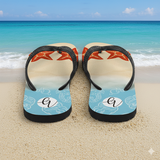 Sea starfish Flip-Flops