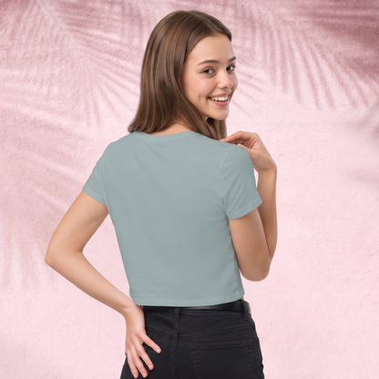 Hustle, bustle and muscle Crop Top