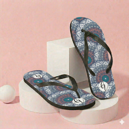 Mandala Flip-Flops