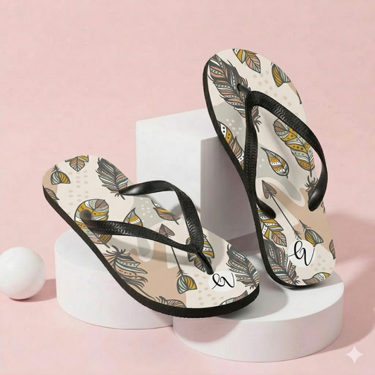 Feather Flip-Flops