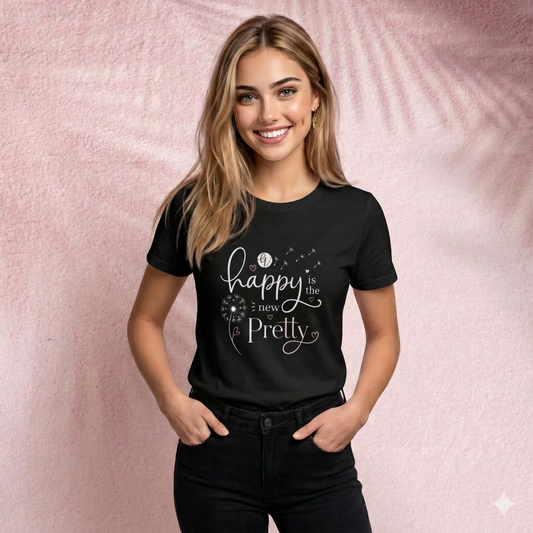Happy is the new pretty T-Shirt