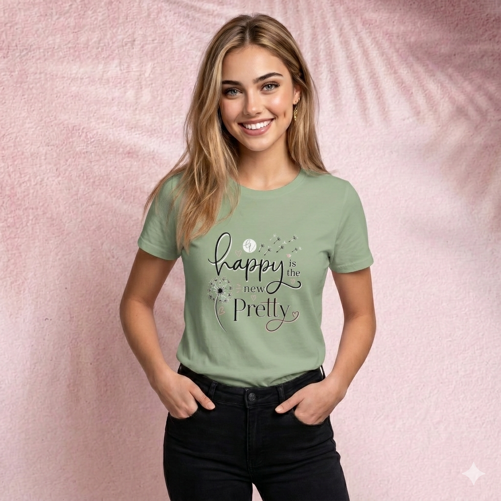 Happy is the new pretty T-Shirt