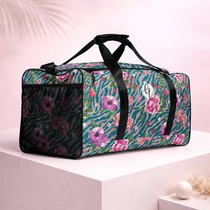 Orchid Floral Pattern Duffle bag