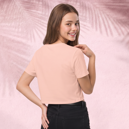 Hustle, bustle and muscle Crop Top