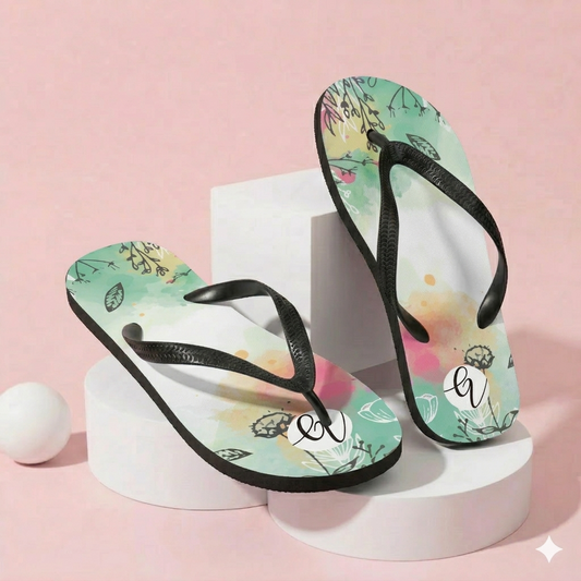 Floral Soft Flip-Flops