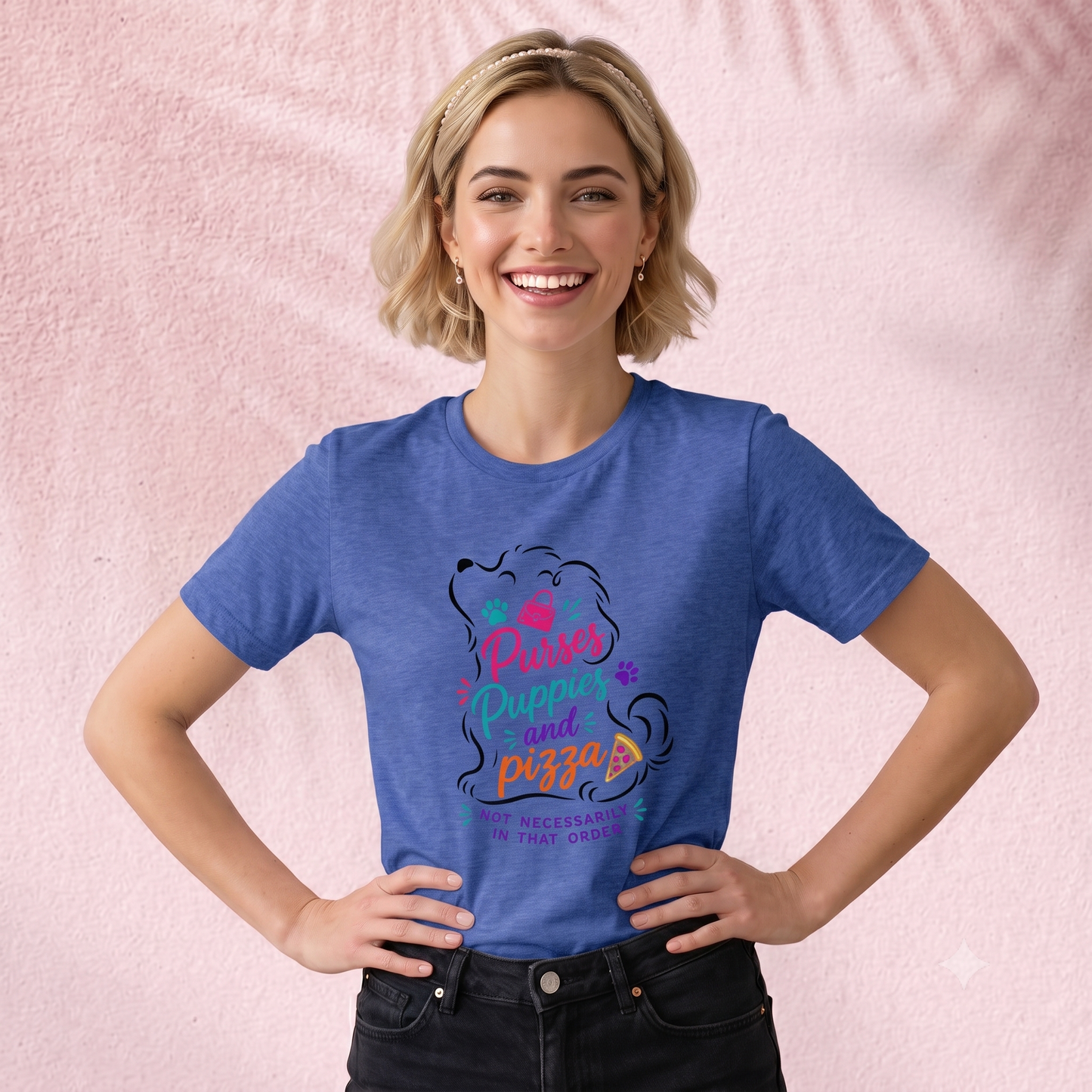 Puppies, purses and pizza T-Shirt