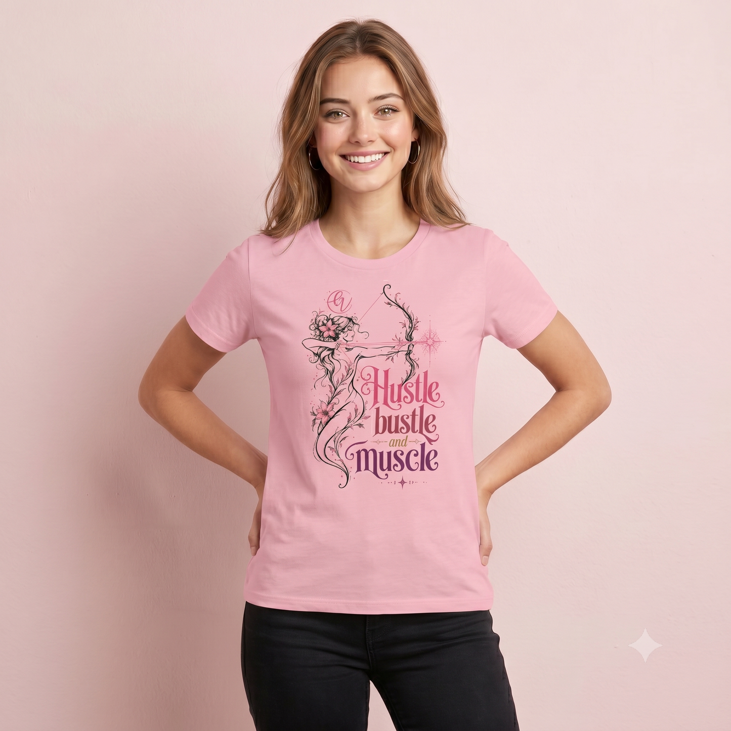 Hustle, bustle and muscle T-Shirt