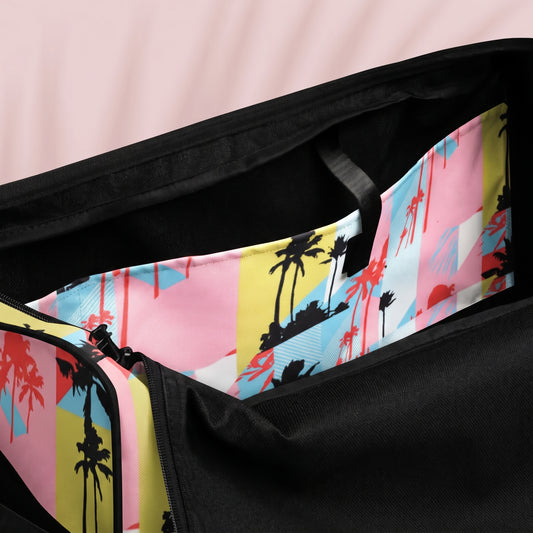 Pink Pattern Duffle bag