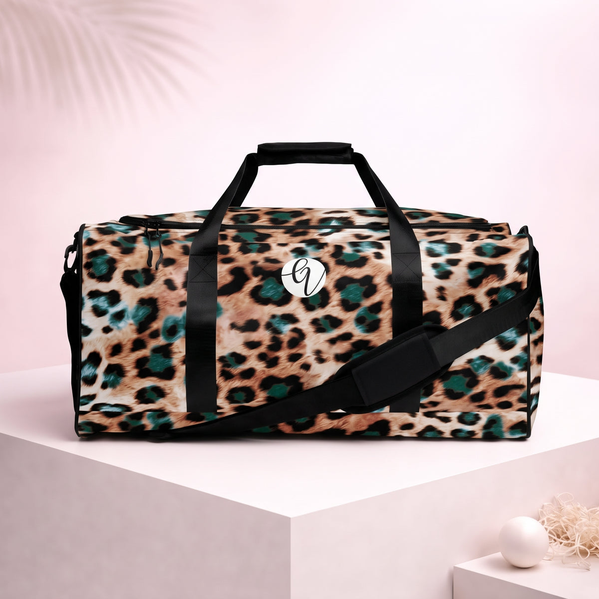 Jaguar skin Duffle bag