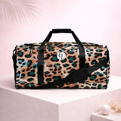 Jaguar skin Duffle bag