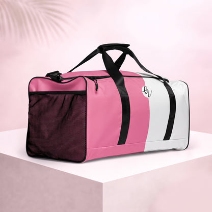 Pink Colored Duffle bag