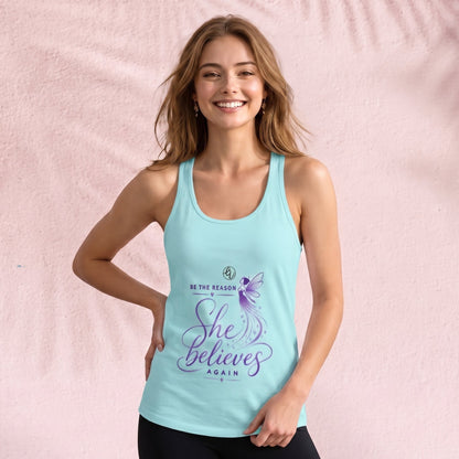 She believes Cut & Sew Tank Top