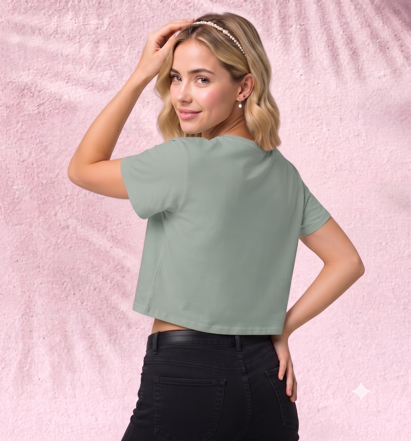 Muscle up butter cup Crop Top