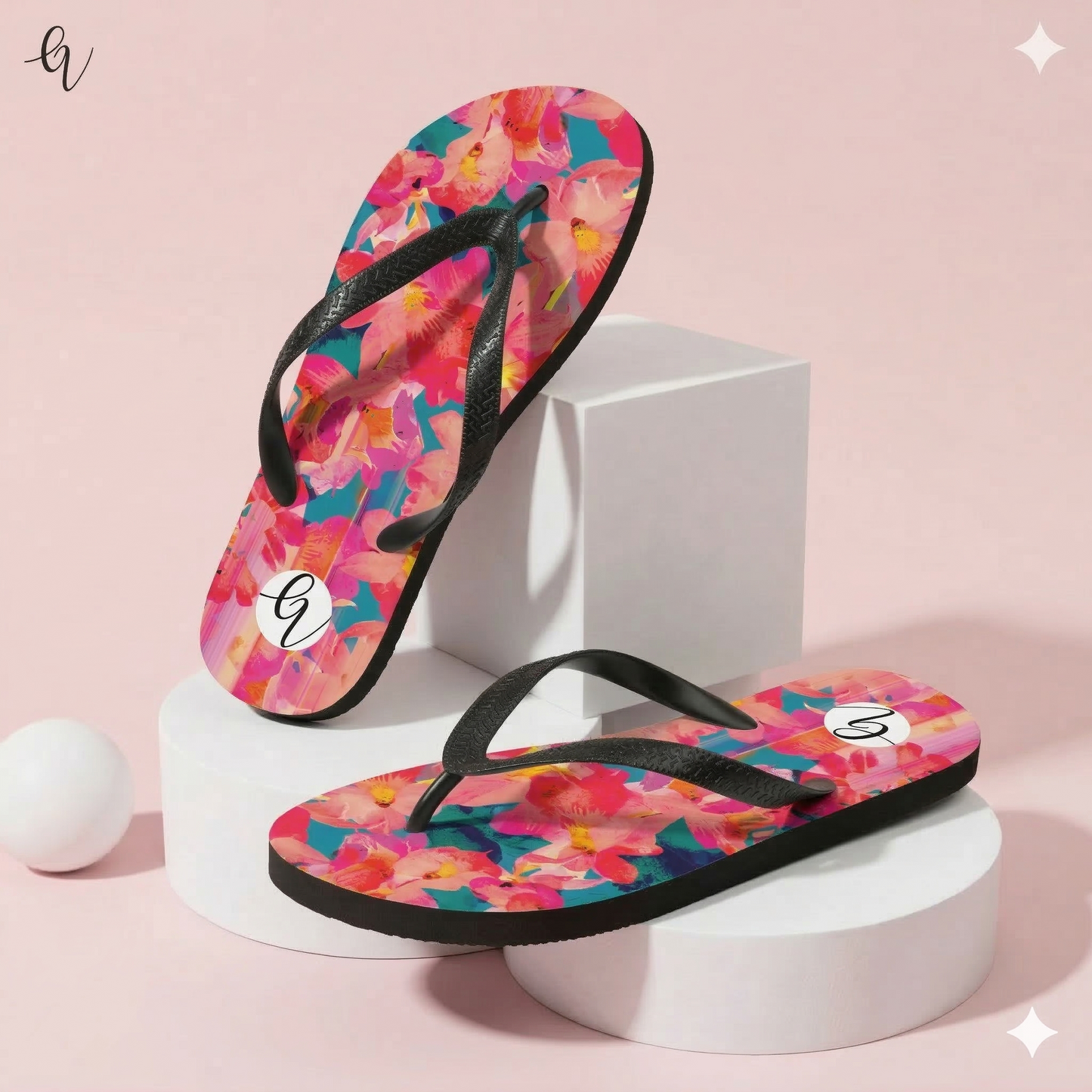 Barbie Floral Flip-Flops