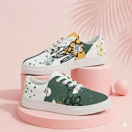 Unison Jungle Lace-up Canvas Shoes