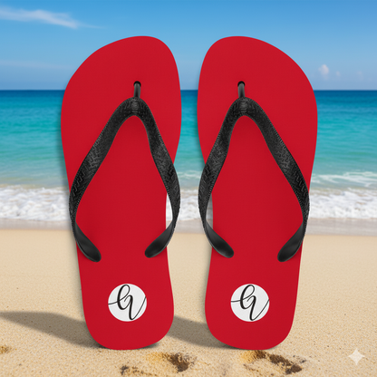 Red colored Flip-Flops