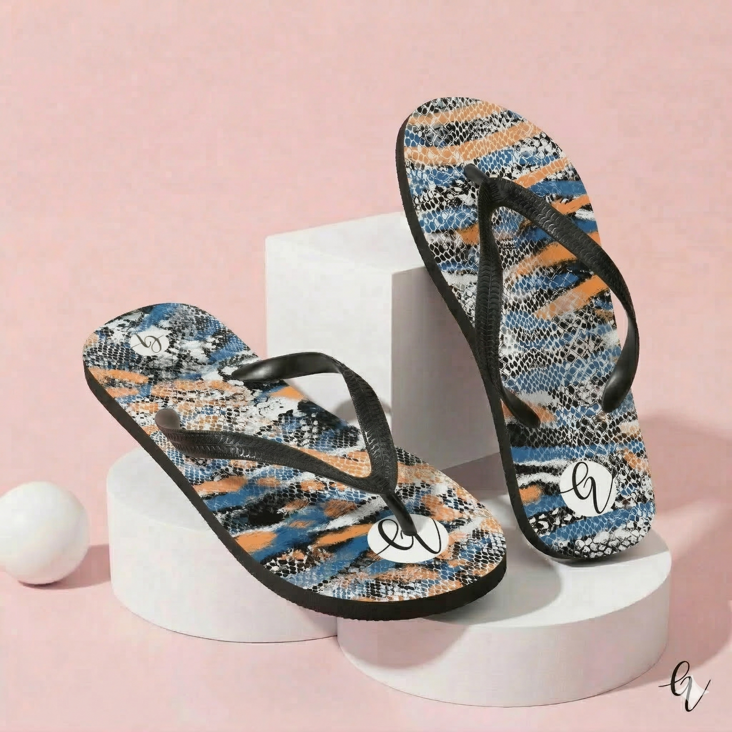 ANIMAL Skin Flip-Flops