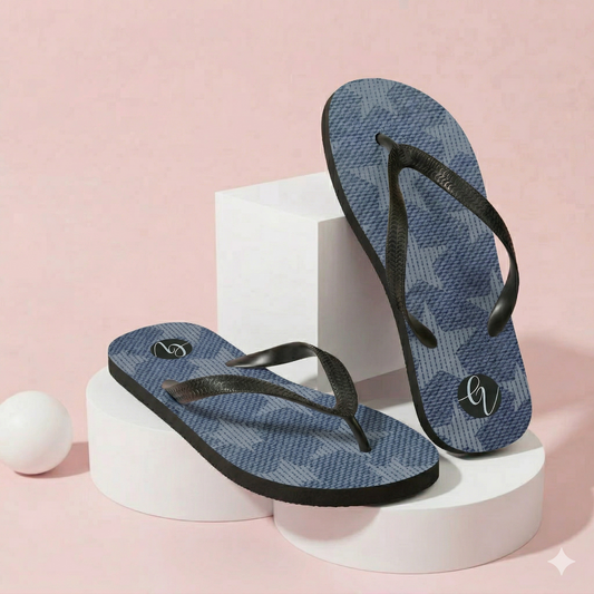 Grey star Flip-Flops