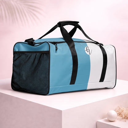 Neon Blue Colored Duffle bag