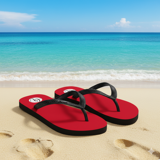Red colored Flip-Flops