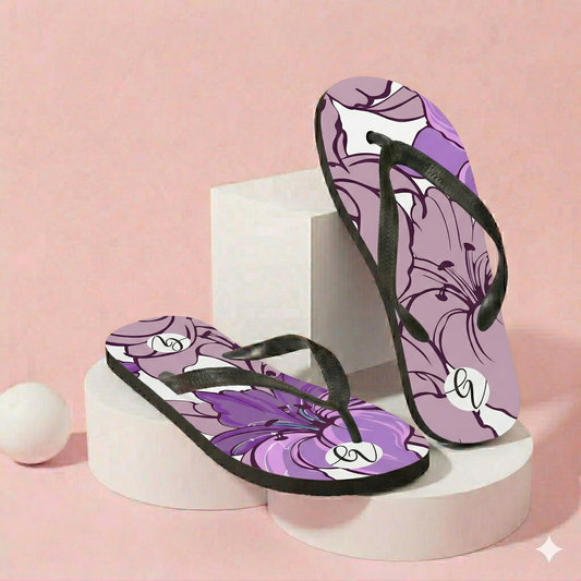 Lotus flower Flip-Flops
