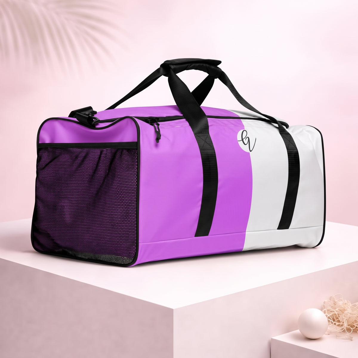 Purple Colored Duffle bag