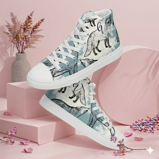 Lama Vintage high top canvas shoes