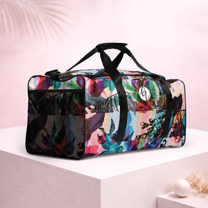 Multi Colored Duffle bag