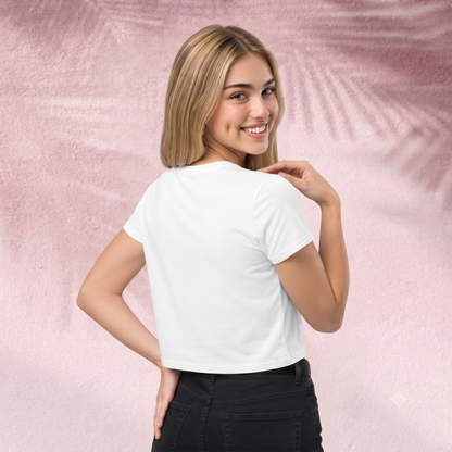 Growth always stems from struggle Crop Top