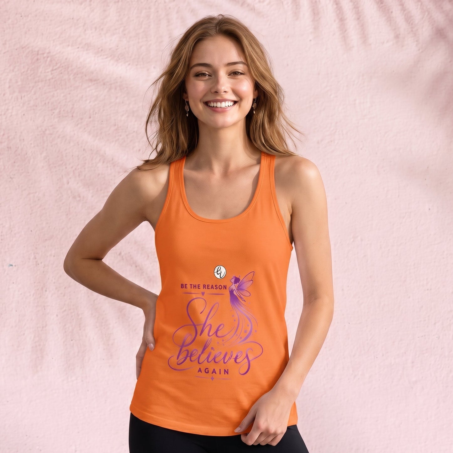 She believes Cut & Sew Tank Top
