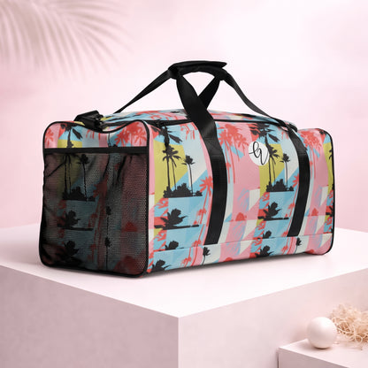 Pink Pattern Duffle bag