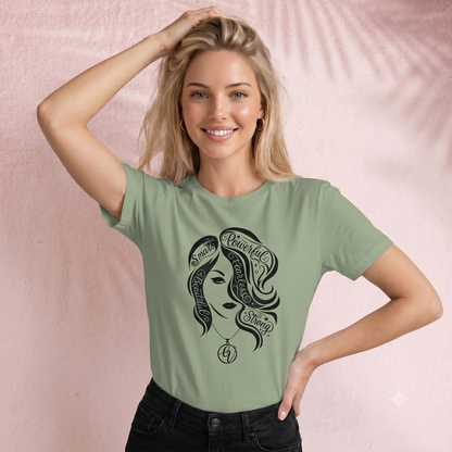 Girlie Women Black T-Shirt