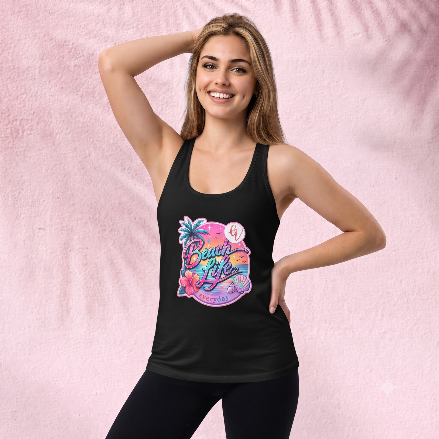 Beach life everdyday Cut & Sew Tank Top