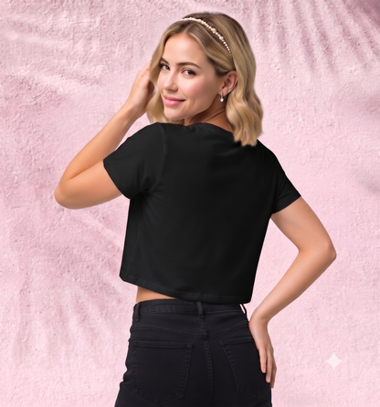 Muscle up butter cup Crop Top