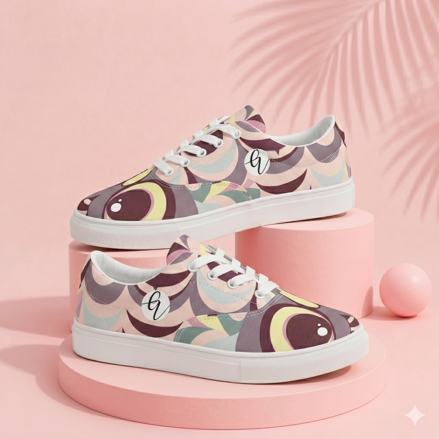 Owl Lace-up Canvas Shoes