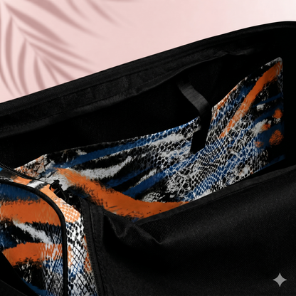 Animal skin Duffle bag