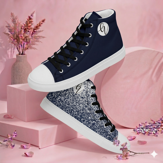 Frozen Tide high top canvas shoes