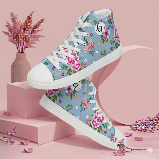 Rose And Humble high top canvas shoes