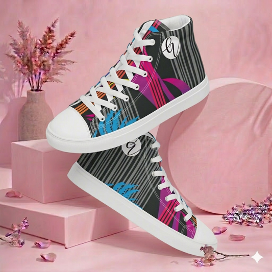 Sexy Sculpt high top canvas shoes