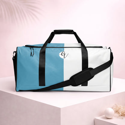 Neon Blue Colored Duffle bag