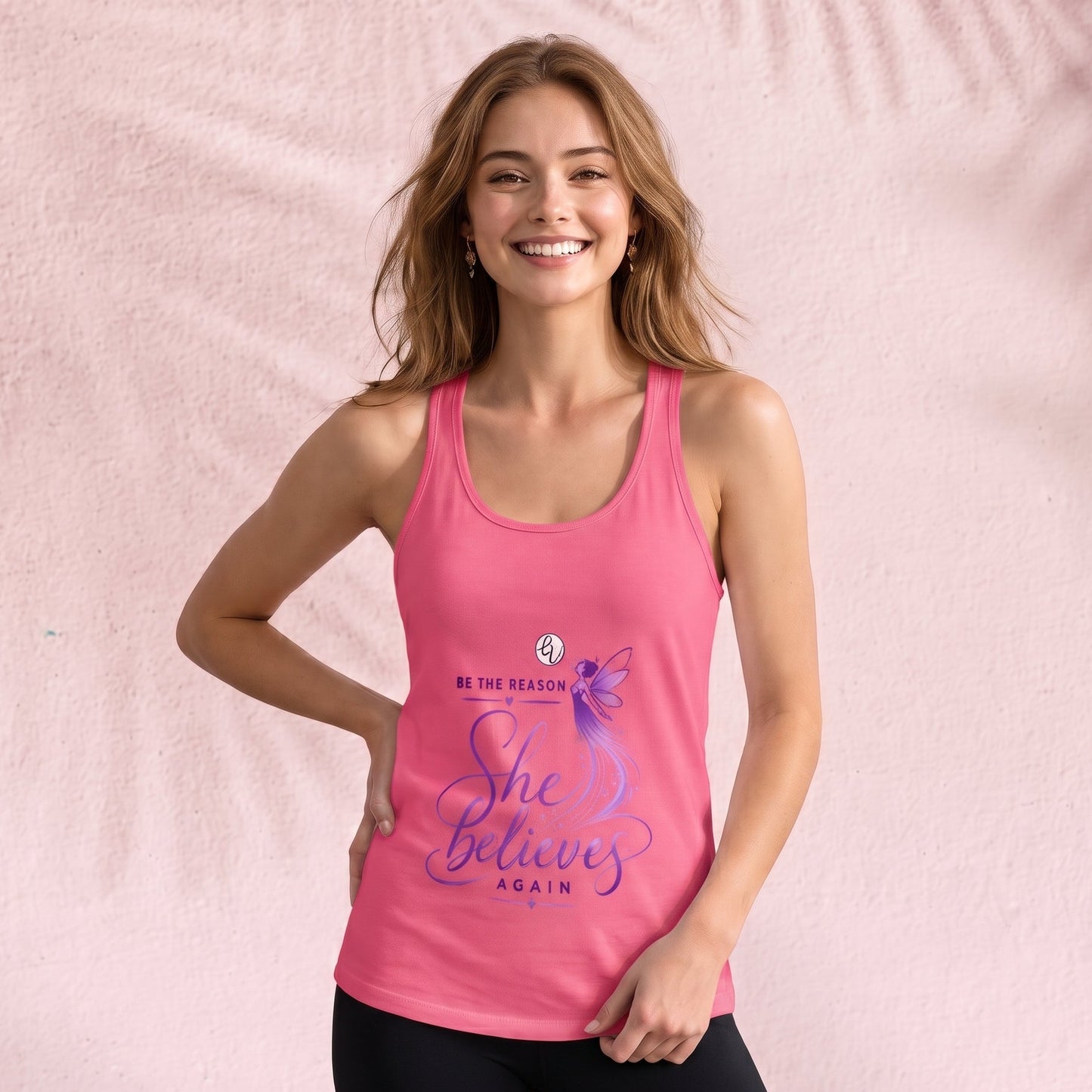 She believes Cut & Sew Tank Top