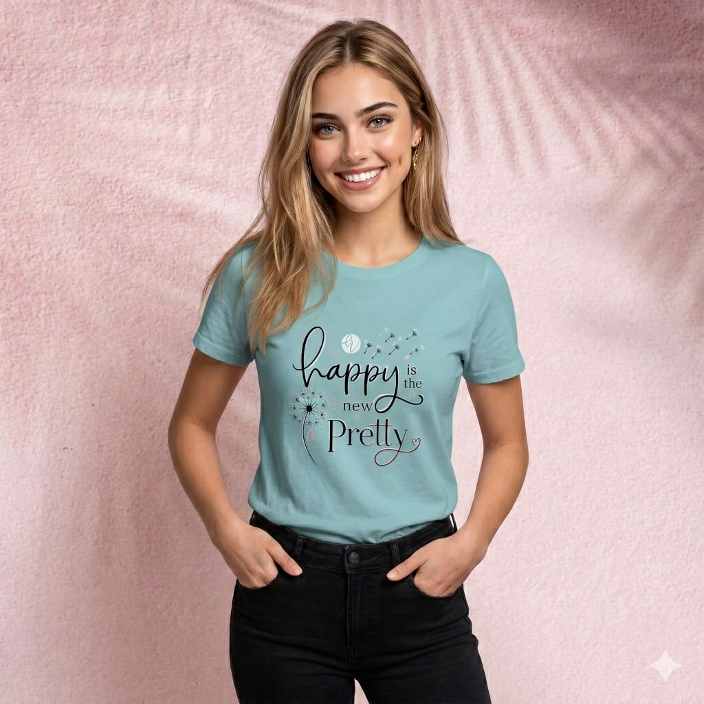 Happy is the new pretty T-Shirt