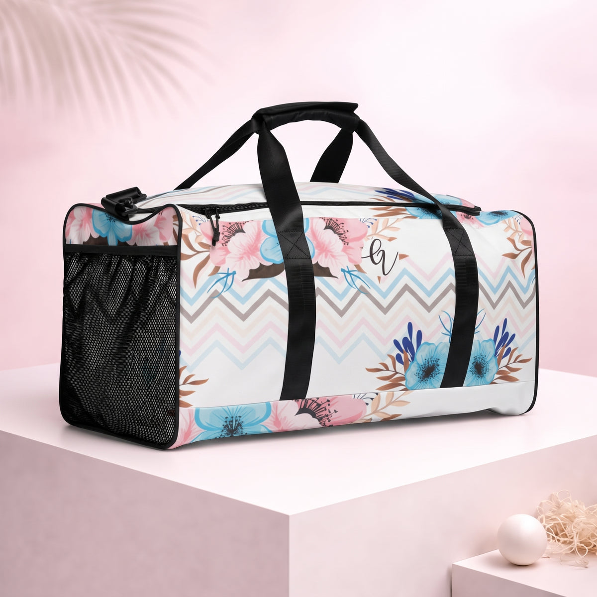 Multi Lines Duffle bag